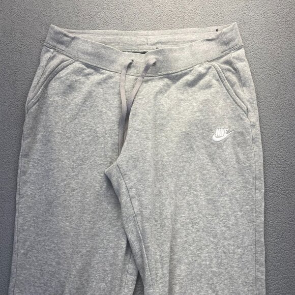 Nike Pants UNISEX Teens Sportswear Club Joggers Gray Size Large,Drawstring - Picture 10 of 11